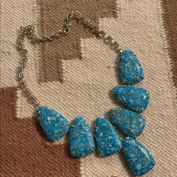 Kendra Scott Bronze Veined Turquoise Harlow